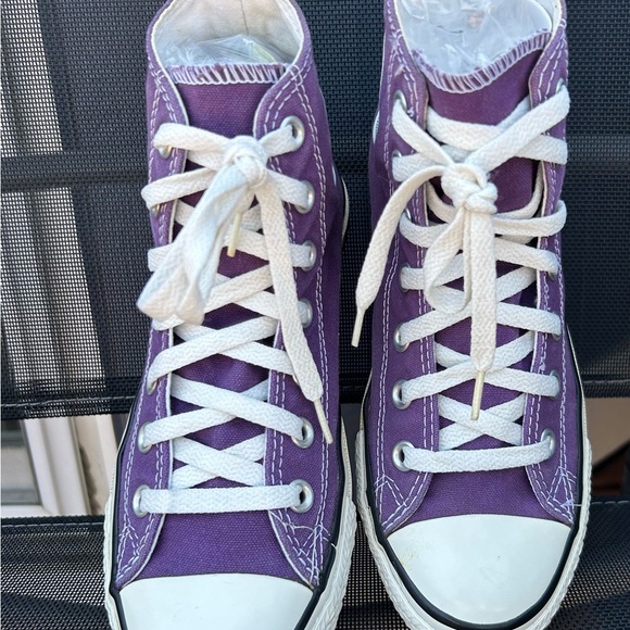 Converse Violet High-Top Sneakers - Picture 12 of 13